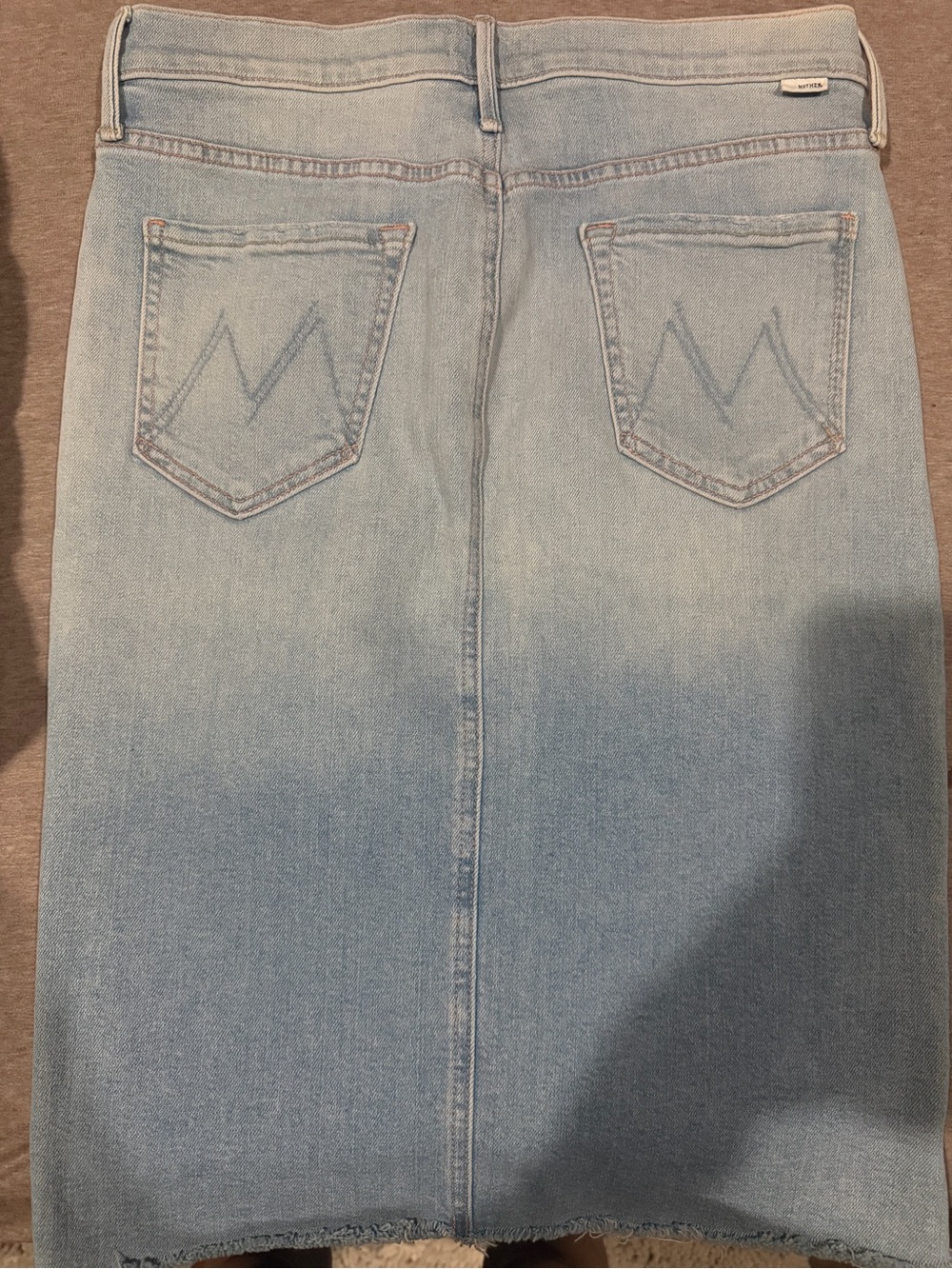 Mothers Denim Light Blue Denim Skirt - Women's Jeans Style size 28